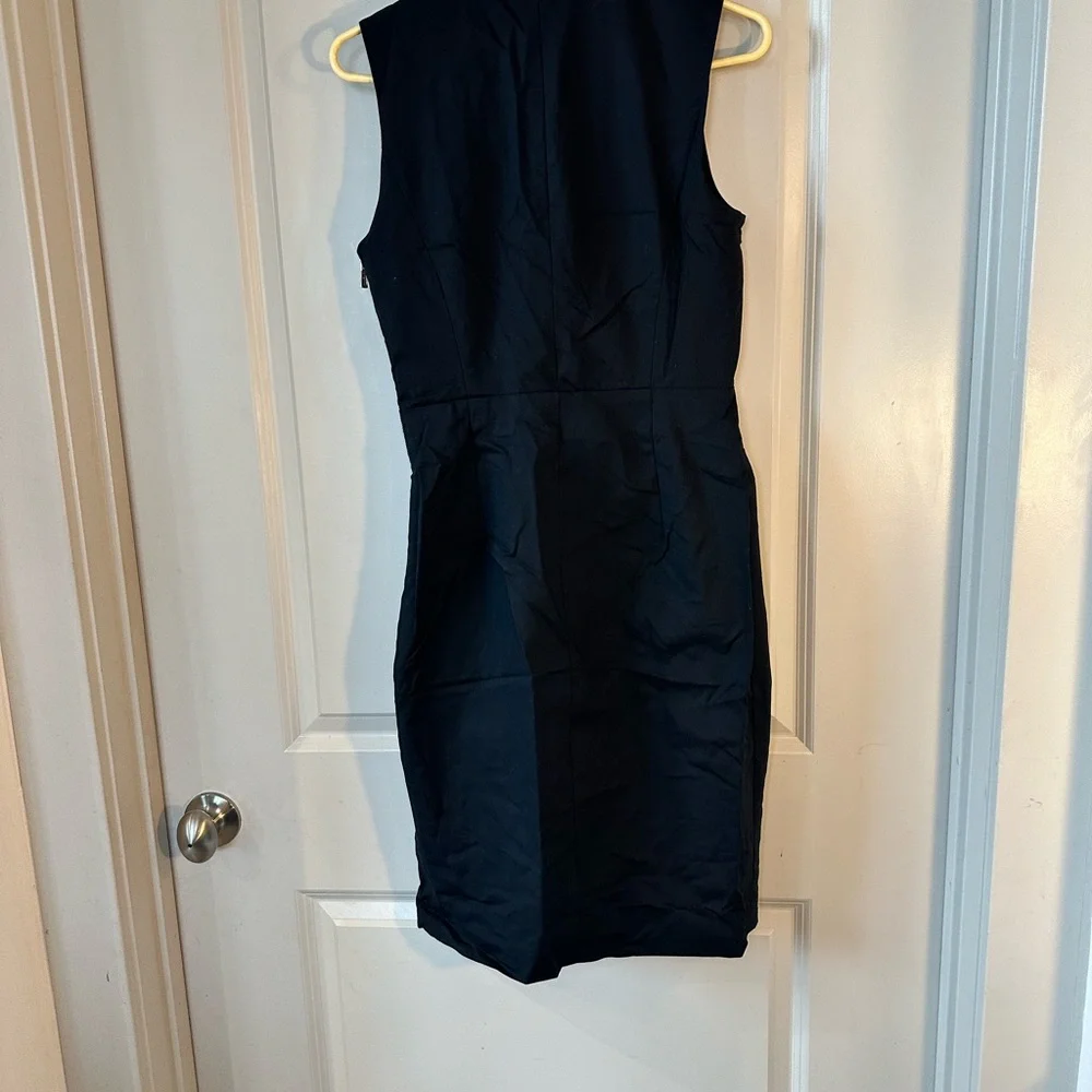 NEW Altuzarra for Target Black &Gold Embroidered Side Slit Sleeveless MIDI Dress - Picture 9 of 11
